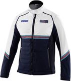 Sparco Martini Racing Softshell Jas - Zwart — Wit — XS
