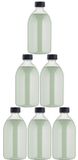 Claudius Cosmetics B.V. Scrubzout Dennen - 650 gram - Fles met zwarte dop - set van 6 stuks - Hydraterende Lichaamsscrub
