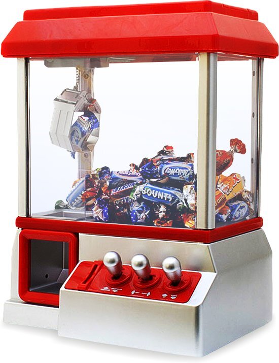Mikamax Candy Grabber Snoep grijpmachine Snoepautomaat Speelt muziek af