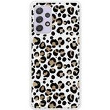 Samsung Galaxy A72 Leopard Verstevigd hoesje met sublimatie bedrukking