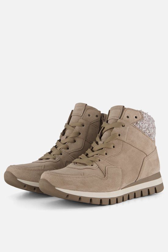 Gabor - Dames - Sneakers - Beige - Suède