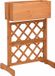 vidaXL Latwerkplantenbak - 45x30x74 cm - Massief Vurenhout - Oranje