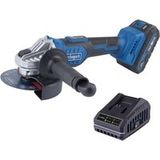 Scheppach Akku-Winkelschleifer BC-AG125-X | Brushless | Schleifscheiben Ø125mm | Drehzahl 3000-10000min-1 | inkl. 2Ah Akku & 2,4A Ladegerät