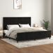Maison Exclusive - Cadre de lit sans matelas, noir, 200x200 cm, velours