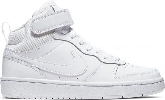 Nike - Court Borough Mid 2 GS - Kindersneaker - 36,5 - Wit
