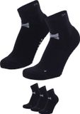 Morethansocks - Yoga sokken - Unisex - Maat 35 t/m 45 - 3-Paar - Yoga sokken antislip - Navy blauw