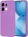 Techsuit Hoesje geschikt voor Oppo Reno16 Pro - Soft Flex Silicone Back Cover - Paars