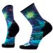 Smartwool Trail Run Targeted Cushion Treeline Print Sokken Blauw EU 42-45