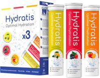 HYDRATIS 3x20 Pastilles Hydratation Électrolytes - Mix Parfums