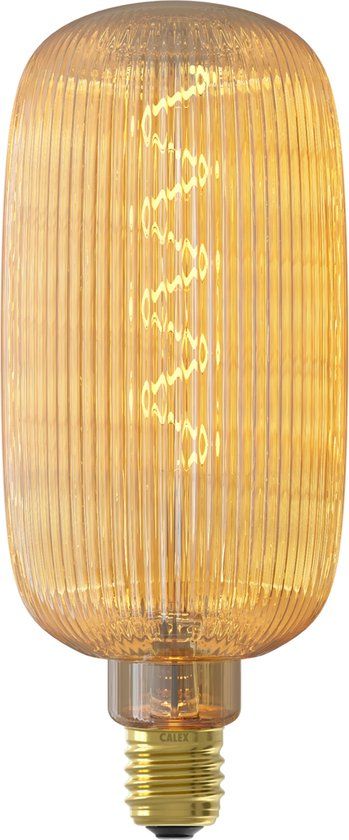 Calex Pulse Lyon LED Lamp - E27 - Filament - 4W - 190lm - 1800K - Amber - Dimbaar