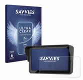 Savvies Screenprotector voor Carpuride W602BS Pro - Folie Beschermfolie transparant 6 Stuks