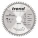 Trend Laminaat- en HPL-cirkelzaagblad, diameter 190 mm, 30 mm boring, 60 tanden, 2,6 mm snijvoeg, +4° haak, TCT, superfijn oppervlak, CSB/PT19060