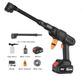 Nettoyeur haute pression sur batterie - Pistolet pulvérisateur d'eau portable - 6-en-1 - 21V - 20 000 mAh - Rechargeable - Convient pour voiture, maison et jardin