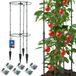 KOTARBAU 6 Pièces Support de plantes, Support grimpant, Guide de plantes ⌀ 35 x 80 cm