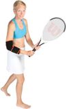 Gymstick Thermotherapie Orthèse de coude réglable Noir/Orange