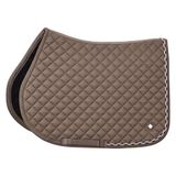 Imperial Riding IRH Basic Cotton VS, zadeldek met ruitstiksel, glitterpaspel en metalen logo, stro, volledig