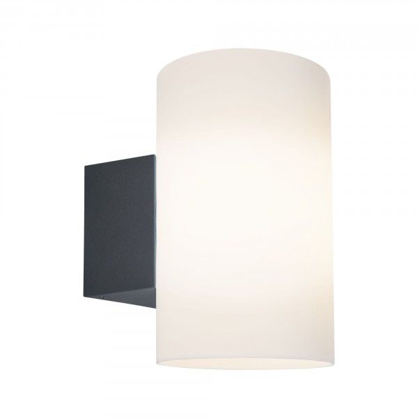 Paulmann Tube Wandarmatuur - Antraciet - E27 - 15W - IP54 - 12cm