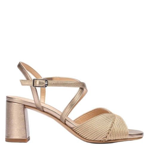 Unisa Maxin_Sou leren sandalettes brons