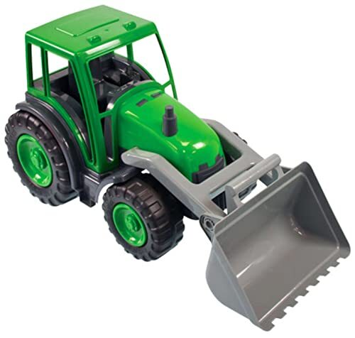 Mochtoys actieve groene bulldozer rups