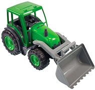 Mochtoys actieve groene bulldozer rups