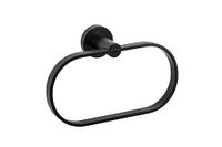 Croydex Metra Flexi-Fix Handdoekring, Mat Zwart