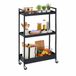 Relaxdays Niswagen - Zwart - 20x85x50 cm