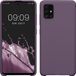 kwmobile telefoonhoesje geschikt voor Samsung Galaxy A51 - Hoesje met siliconen coating - Smartphone case in Bleke iris