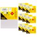Idena 90361 - Indexkaarten A8, 1000 geruit, flashcards van 180 g/m² FSC-Mix papier in wit, voor school en kantoor