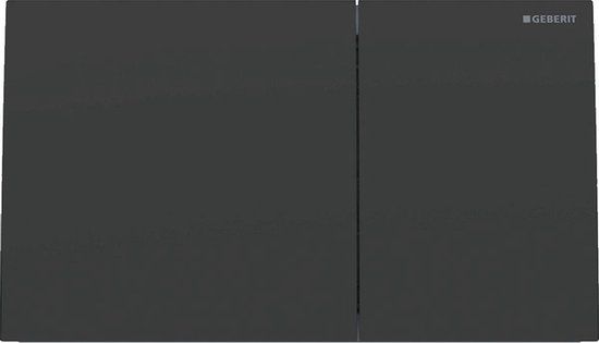 Geberit Sigma70 bedieningsplaat - 2 toets - zwart mat