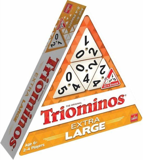 Goliath Triominos Extra Large - Bordspel - Strategisch spel - 7+ jaar