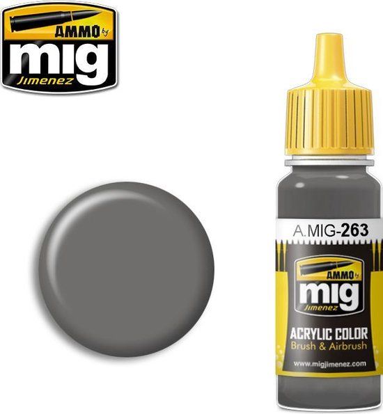 Ammo Mig Jiminez - Ija Medium Grey (17 ml) - MIG0263 - Acrylic Paint