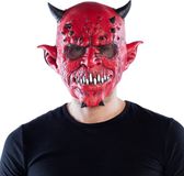 Boland - Latex masker Creepy devil - Volwassenen - Duivel - Halloween en Horror