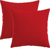 vidaXL Kussensloop HEERLEN Rood 30 x 30 cm Stof