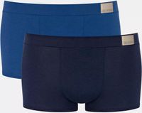Sloggi Men GO Natural Hipster C2P Heren Onderbroek - Maat S - Blauw - Katoen - 2 stuks