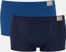 Sloggi Men GO Natural Hipster C2P Heren Onderbroek - Maat S - Blauw - Katoen - 2 stuks