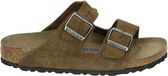 Birkenstock ARIZONA SOFT FOOTBED SUEDE Dames slippers Bruin Maat 39