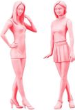 Hasegawa 1/24 Fashion Girls, 2 Bausätze