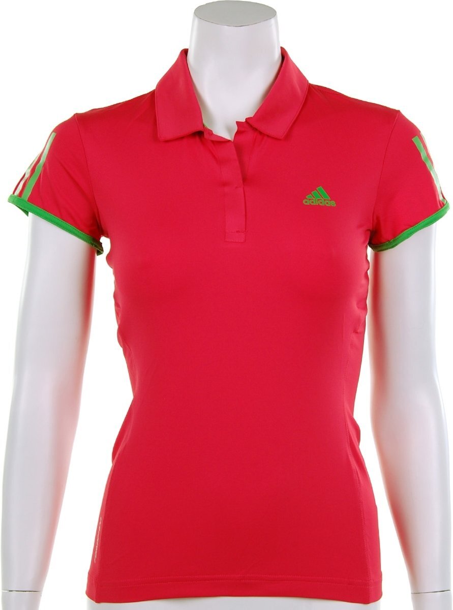 Adidas Women s Barricade Cap Polo - Sportpolo - Dames - Maat 36 - Fresh Pink;Intens Green