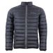 Peak Mountain Zwart Dun Donsjack Zonder Capuchon Heren XL