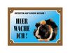 Nobby Waarschuwingsbord cavia's geel 12 x 3,5 cm