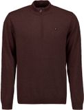 No Excess Melange Half-Zip Trui