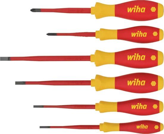 Wiha Schroevendraaierset 3201 K6 - 6-delig - Geïsoleerd 1000V - VDE
