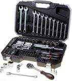 Fixman doppenset 1/4"-3/8"-1/2" 111-delig in koffer B5111M