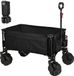 Bolderkar Pliable - 80KG Capacité de charge - Chariot de transport pliable - Polyester lavable - Noir