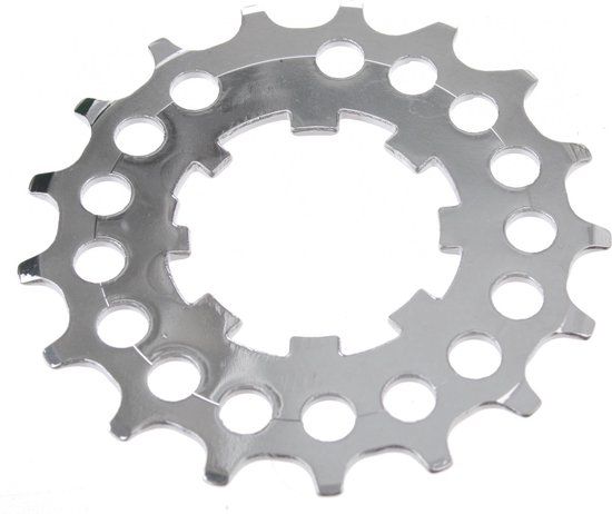 Miche Tandwiel 17t Campagnolo 10sp Zilver - Metaal - 10-speed - Stadsfiets