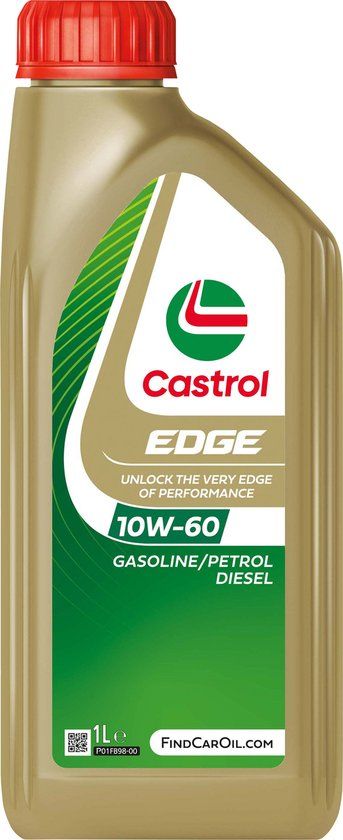 Castrol Edge 10W-60 1L - Motorolie voor Benzine en Diesel - Volsynthetisch
