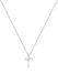 Elli Halsketting Dames Kruis Religie met Swarovski® Kristallen in 925 Sterling Zilver