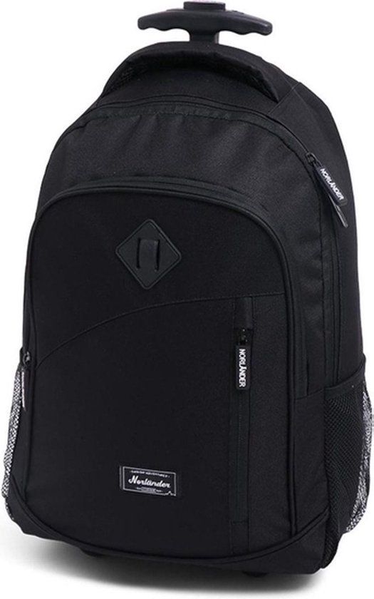 Norländer Norlander Explorer Trolley Rugzak - Zwart - Handbagage 40 t/m 56 cm - 30 l
