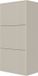 Selsey Veldio Schoenenkast 50 cm 3 kleppen schoenenkast 12 paar schoenen schoenenopslag hangend grijs beige