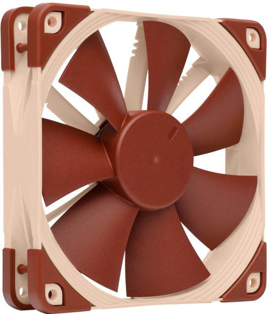 Noctua NF-F12 PWM, Hoogwaardige Stille Ventilator, 4-Pins (120mm, Bruin)